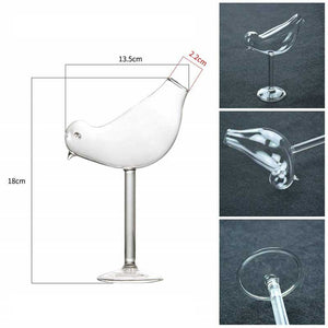 OurNiceHome  Bird Champagne / Wine Glasses