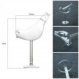 OurNiceHome  Bird Champagne / Wine Glasses