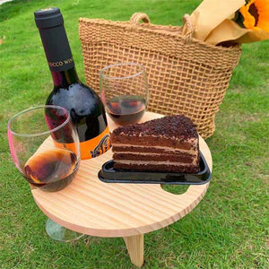 Our Nice Home™️  Outdoor Foldable Wine Table