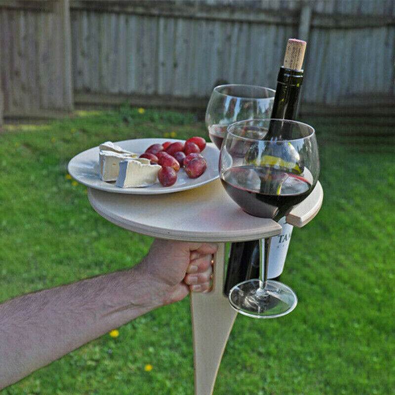 Our Nice Home™️  Outdoor Foldable Wine Table